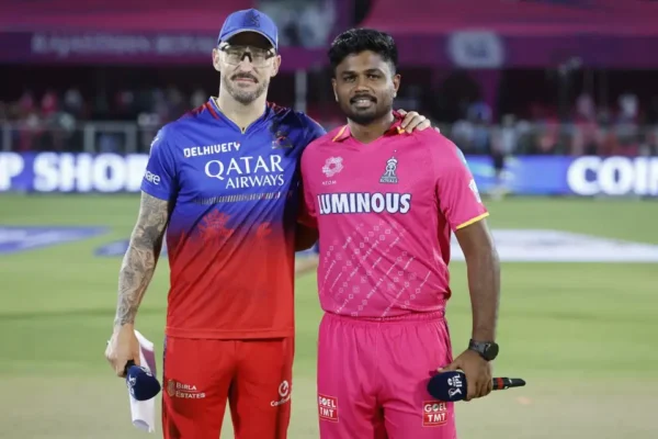 Faf duplesis and Sanju Samson