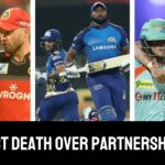 Highest death over partnership in IPL