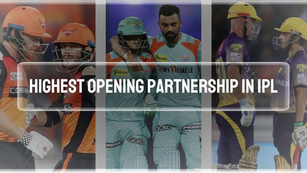 Highest opening partnerships in IPL